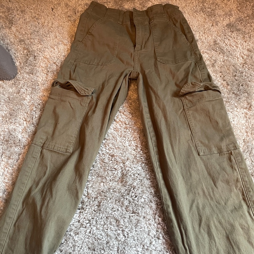 Olive Cargo Pants